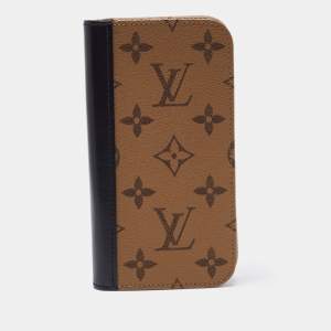 Louis Vuitton Monogram Reverse Canvas iPhone 14 Pro Folio Case