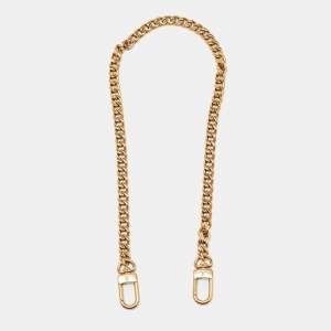 Louis Vuitton Gold Tone Chain Link Shoulder Bag Strap