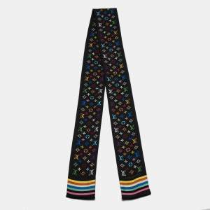 Louis Vuitton Multicolor Monogram Silk Bandeau Scarf 