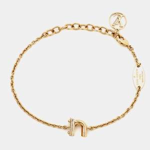 Louis Vuitton LV & Me  Letter N Gold Plated Bracelet