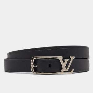 Pre Owned Louis Vuitton Neogram Leather Palladium Plated Bracelet