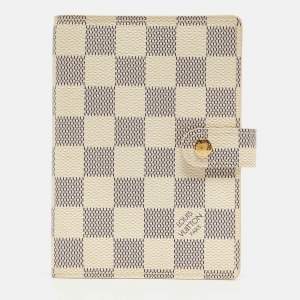 Louis Vuitton Damier Azur Canvas Small Ring Agenda Cover