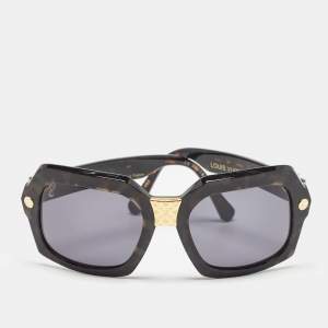 Louis Vuitton Brown Tortoise Z0956W La Dolce Vita Square Sunglasses