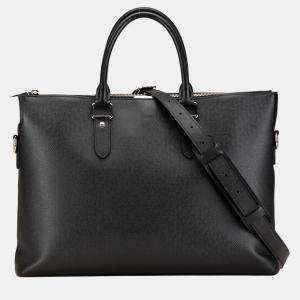 Louis Vuitton Black Taiga Anton Soft Briefcase