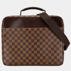 Louis Vuitton Brown Damier Ebene Porte Ordinateur Sabana