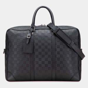 Louis Vuitton Black Damier Infini Porte-Documents Voyage