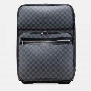 Louis Vuitton Black Damier Graphite Pegase Business Luggage 55