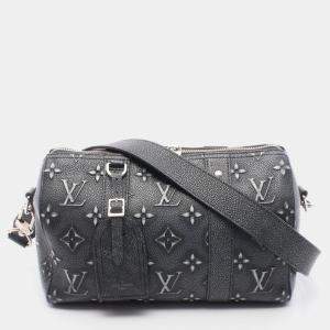 Pre Owned Louis Vuitton City Keepall Monogram Gray Leather Men’s Shoulder Bag