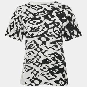 Louis Vuitton X Urs Fischer Grey Printed Jersey T-Shirt S