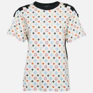 Louis Vuitton Multicolor Monogram Game On Print Cotton T-Shirt M