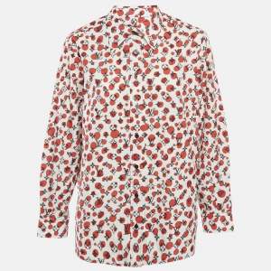 Louis Vuitton x Yayoi Kusama White  Infinity Dots Monogram Cotton Shirt M