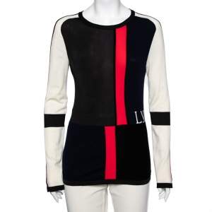 Louis Vuitton Color Block Wool Knit Sweater M