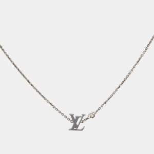 Louis Vuitton Idylle Blossom Diamiond 18k White Gold Necklace
