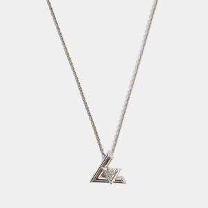 Pre Owned Louis Vuitton 18k White Gold/Diamond 'Volt One' Necklace