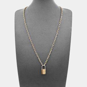 Pre Owned Louis Vuitton Lockme Gold Necklace