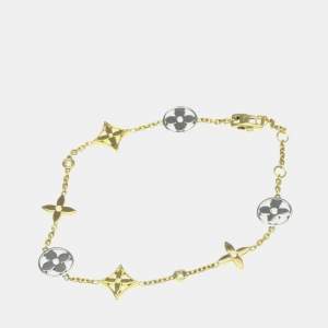 Pre Owned سوار لويس فيتون براسيري مونوجرام آيديل ذهب أصفر 18 قيراط ذهب وردي 18 قيراط ذهب أبيض 18 قيراط تزيين ألماس ذهب فضي ذهب وردي