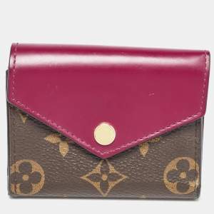 Louis Vuitton Red Monogram Canvas Zoe Wallet