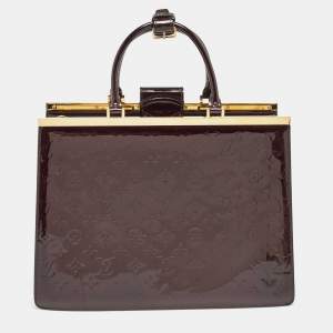 Louis Vuitton Amarante Monogram Vernis Deesse GM Bag