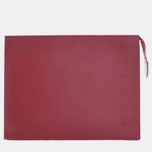 Louis Vuitton Red Epi Leather 26 Toiletry Pouch