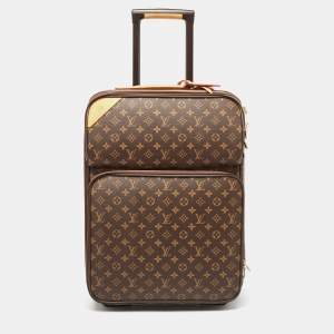 Pre Owned Louis Vuitton Monogram Canvas Business Pegase 55 Luggage