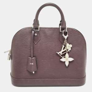 Pre Owned Louis Vuitton Quetsche Epi Leather Alma PM Bag