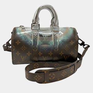 Louis Vuitton Multicolor Metallic Nebula Monogram Speedy Bandouliere 35 Satchel Bag