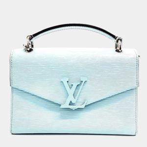 Louis Vuitton Blue Epi Leather Grenelle Pochette Top Handle Bag 