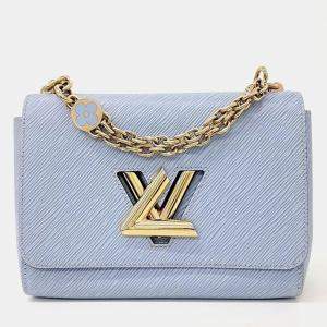 Louis Vuitton Blue Epi Leather Twist MM Handbag