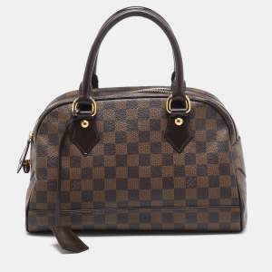 Pre Owned Louis Vuitton Damier Ebene Canvas Duomo Bag