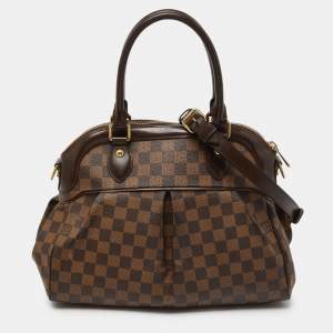 Pre Owned Louis Vuitton Damier Ebene Canvas Trevi PM Bag