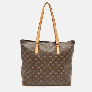 Pre Owned Louis Vuitton Monogram Canvas Cabas Mezzo Bag