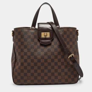 Pre Owned Louis Vuitton Damier Ebene Canvas Cabas Rosebery Bag