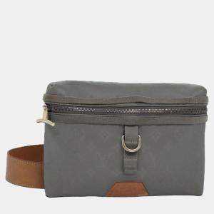 Louis Vuitton Grey Canvas Messenger shoulder Bag