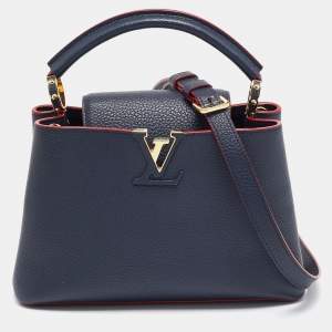 Louis Vuitton Marine/Rouge Taurillon Leather Capucines BB Bag