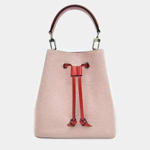Louis Vuitton Rose Valerine Epi Leather Noe Noe BB Bucket Bag