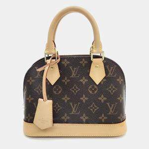 Louis Vuitton Brown Monogram Canvas Alma BB Top Handle Bag