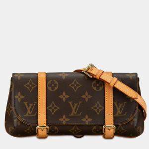 Louis Vuitton Brown Canvas Pochette Marelle Shoulder Bag