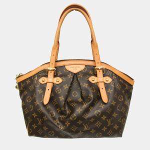 Louis Vuitton Brown Canvas GM Tivoli Satchel Bag