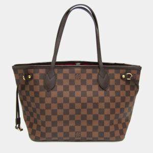 Louis Vuitton Brown Damier Ebene Canvas Neverfull PM Tote Bag