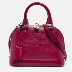 Louis Vuitton Fuchsia Epi Leather Alma BB Bag