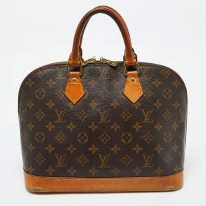 Pre Owned Louis Vuitton Monogram Canvas Alma PM Bag