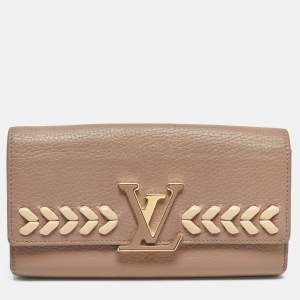 Louis Vuitton Galet Leather Capucines Wallet