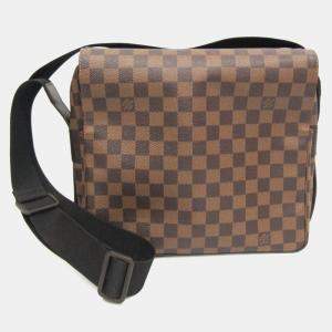 Louis Vuitton Brown Damier Ebene Naviglio Messenger Bag