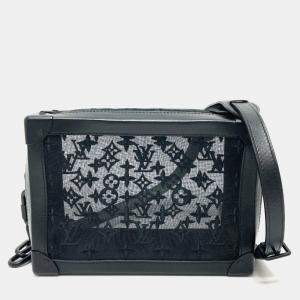 Louis Vuitton Black Monogram Mesh Soft Trunk Shoulder Bag