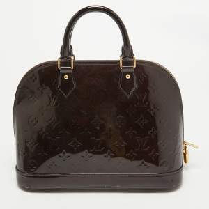 Louis Vuitton Amarante Monogram Vernis Alma PM Bag