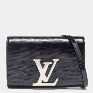 Louis Vuitton Black Electric Epi Leather Louise PM Bag 