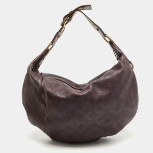 Louis Vuitton Aubergine Monogram Mahina Leather Onatah GM Bag