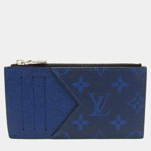 Louis Vuitton Coablt Monogram Leather Taigarama Card Holder