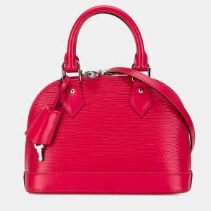 Louis Vuitton Red Epi Leather Alma BB Shoulder Bag