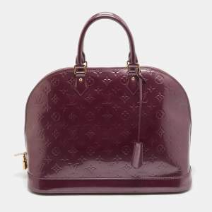 Louis Vuitton Violette Monogram Vernis Alma GM Bag